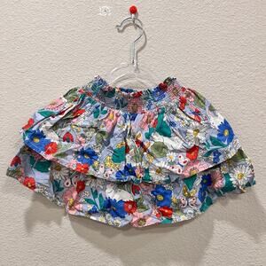 Mini Boden Tiered Ruffle Spring Bunny Skirt (2-3Y)